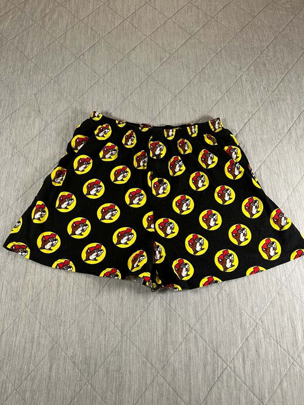 Buc-ee's All Over Print Beaver Logo Lounge Pajama Shorts Size XL